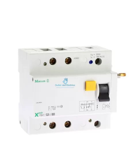 Blocage de différentiel Eaton Pbht-125/2/003 2p 125a 0,03